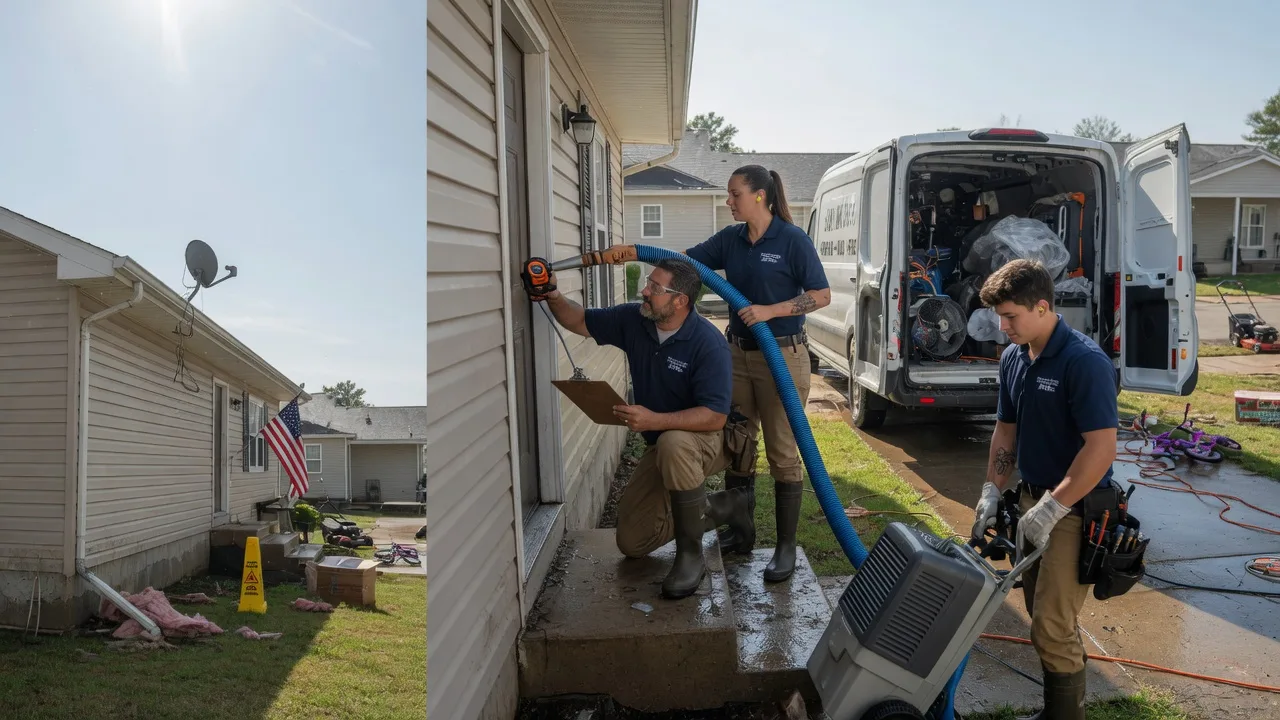 Ceiling Water Damage Restoration in Perry, OH near me